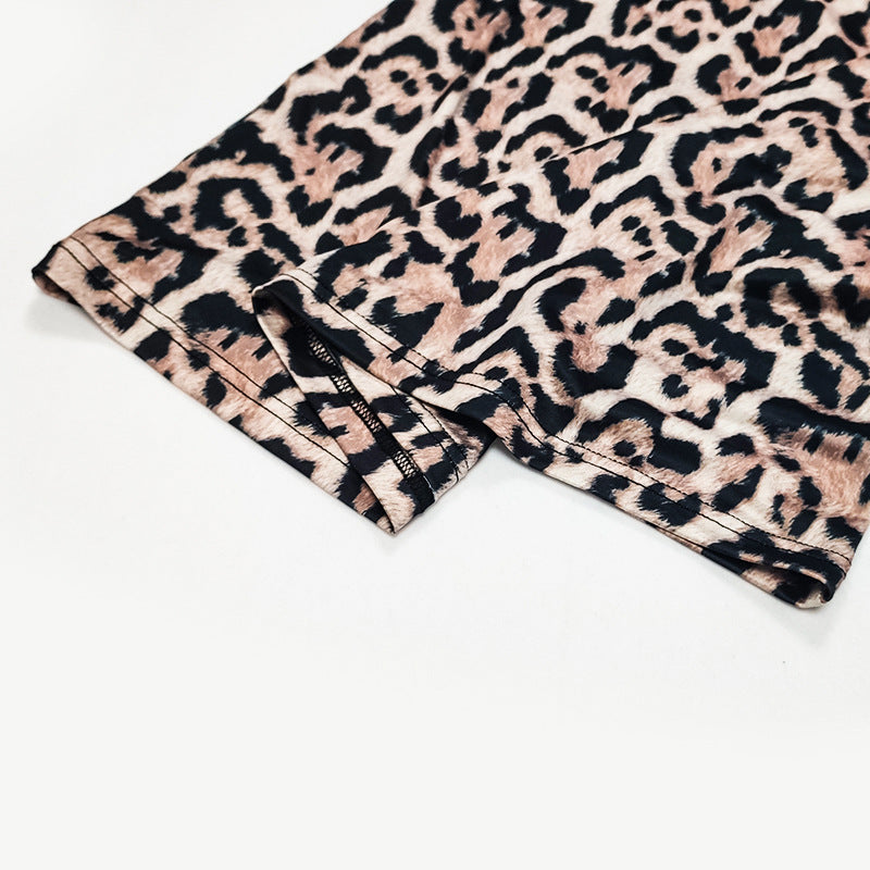 Leopard print dress