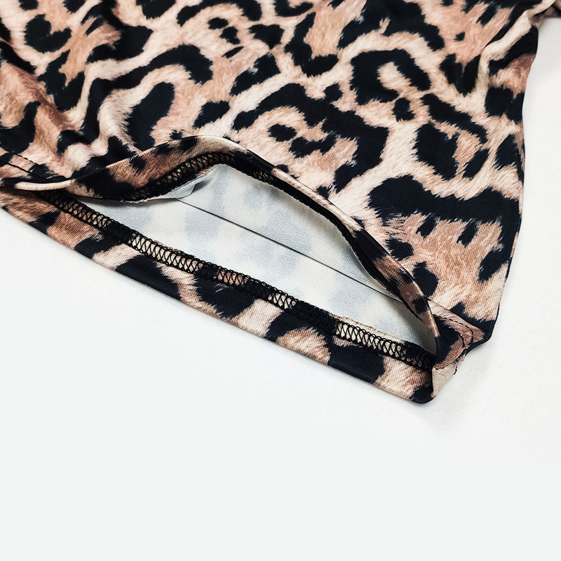 Leopard print dress