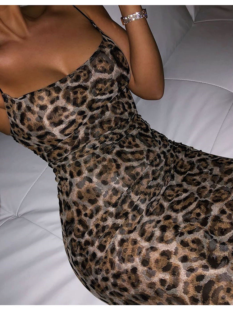 Leopard print dress