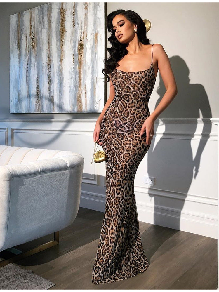 Leopard print dress